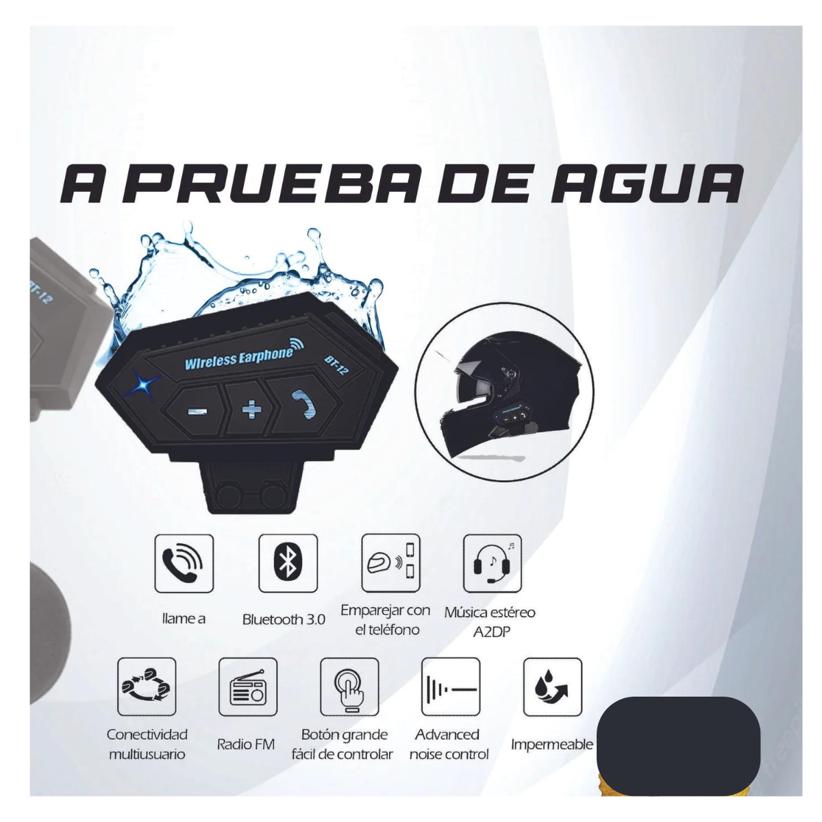 Kit de Intercomunicador para Motos